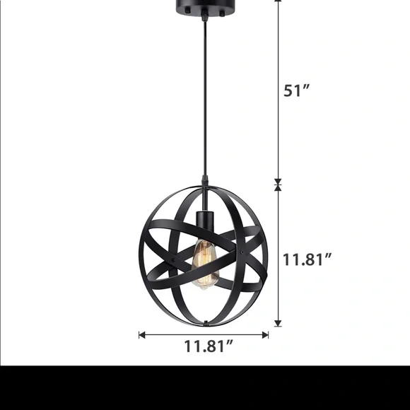 ✨Vintage industrial pendant light set of 2!! ✨ - Picture 4 of 7